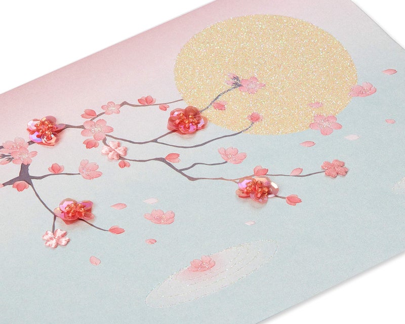Papyrus Blank Card (Cherry Blossoms) - Image 5